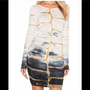 Gpsy 5 Couture & Sustainable tiedye body-con dress